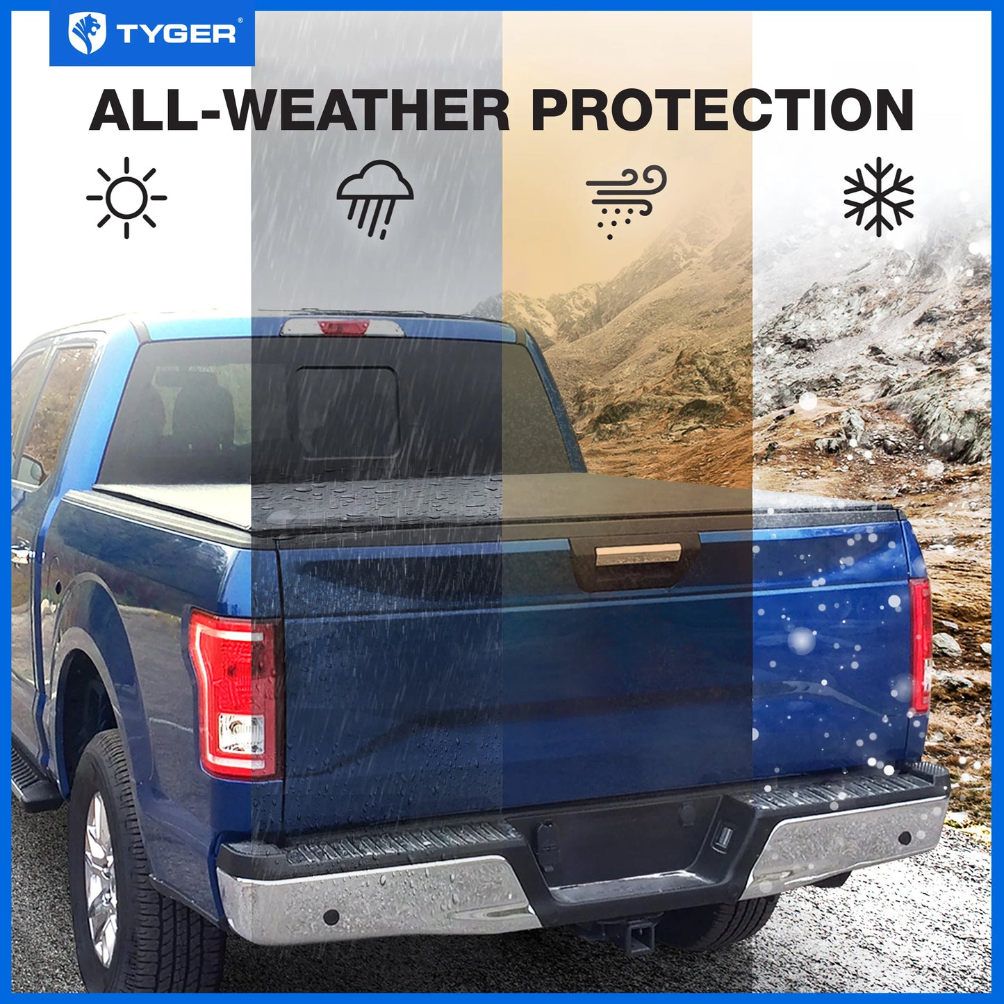 TYGER T2X Soft Roll-Up 15-26 Ford F-150 | 5.5' Bed