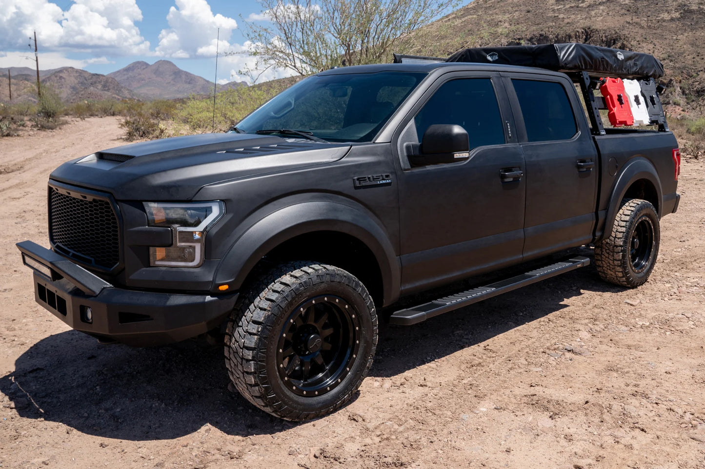 Raptor Series 6 in SIDE STEPS - Black Textured F-SERIES TRUCKS