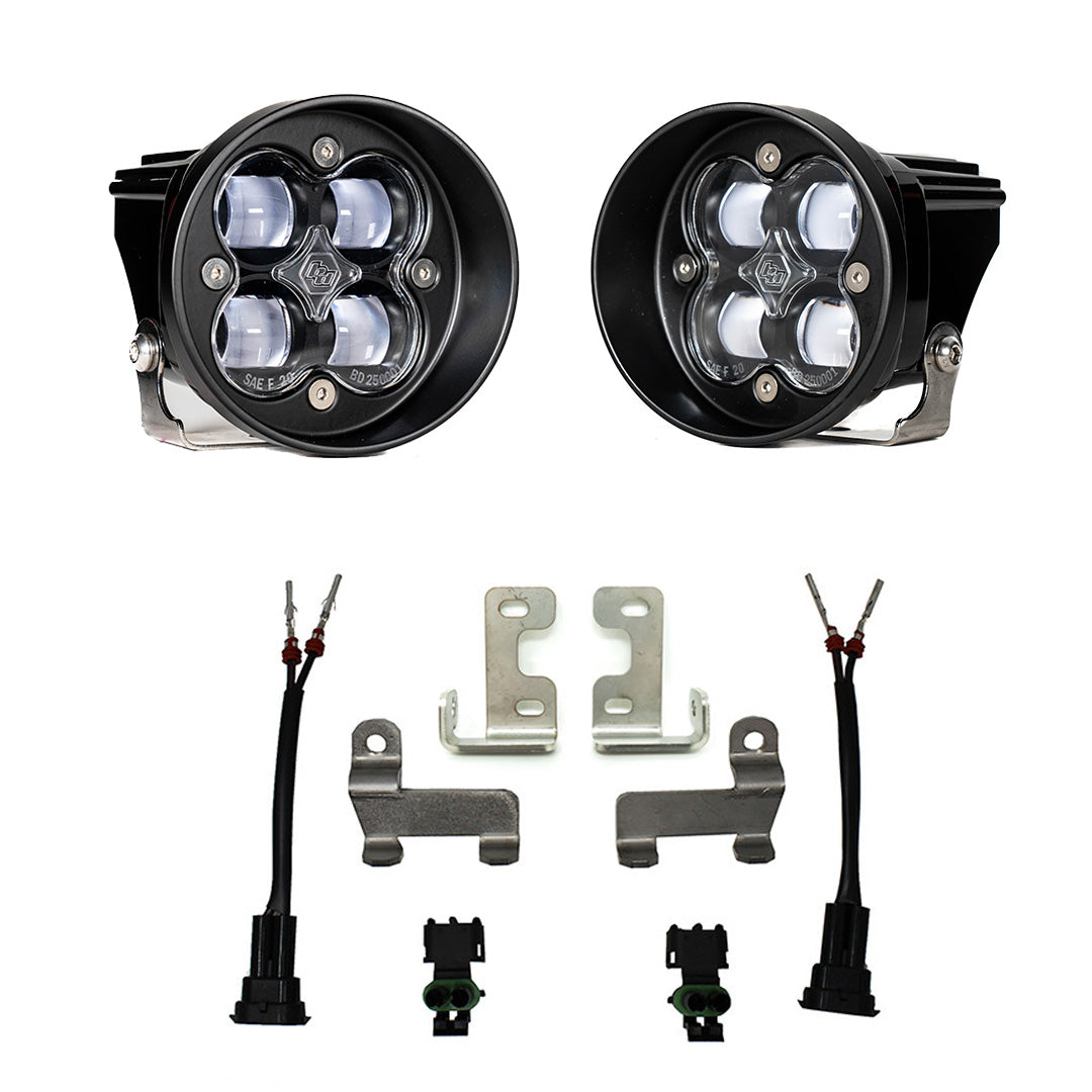 Toyota Squadron-R SAE Fog Pocket Light Kit - Toyota 10-24 4Runner, 2012-23 Tacoma 14-21 Tundra