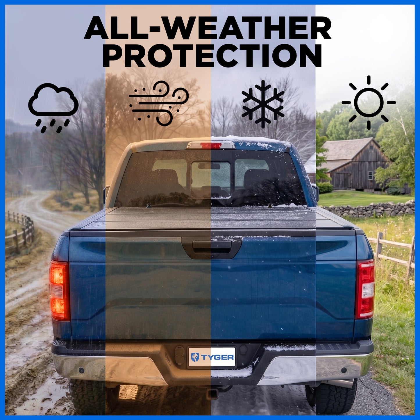 TYGER T9 Tri-Fold 09-24 Ram 1500 Classic 5.7 Bed