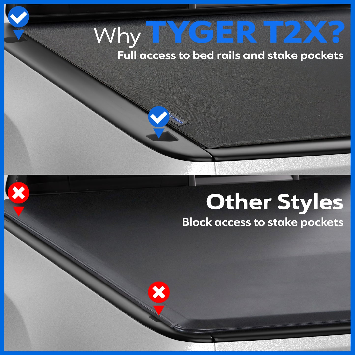 TYGER T2X Soft Roll-Up 09-24 Ram 1500 Classic | 5'7" Bed