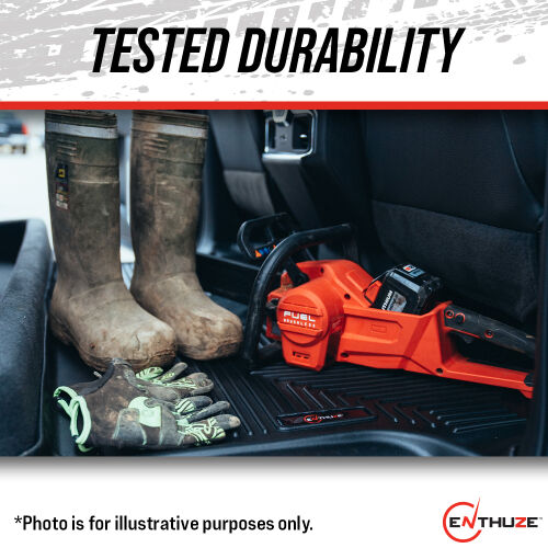 ENTHUZE FLOOR MATS FRONT & REAR 18-23 TOYOTA TACOMA